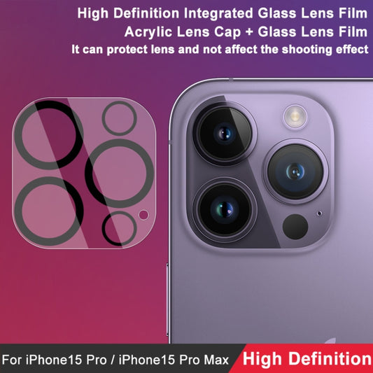 imak High Definition Integrated Glass Lens Film, For iPhone 15 Pro / 15 Pro Max, For iPhone 15 / 15 Plus