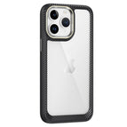 For iPhone 11 Pro Max / Black + Transparent