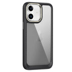 Für iPhone 12 / Schwarz + Transparentes Schwarz
