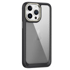 Für iPhone 14 Pro / Schwarz + Transparentes Schwarz