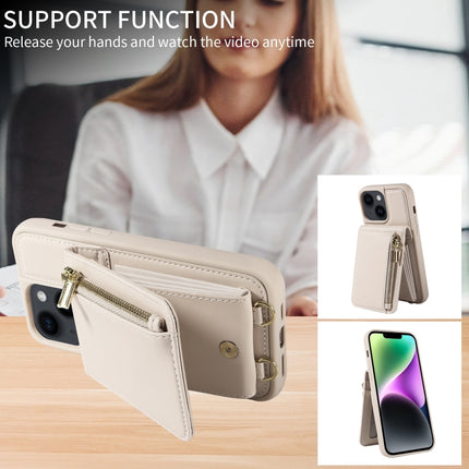 Crossbody Lanyard Zipper Wallet Leather Phone Case, For iPhone 14 Plus, For iPhone 14, For iPhone 14 Pro, For iPhone 14 Pro Max