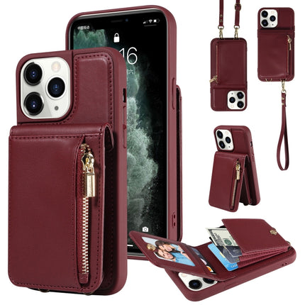 Crossbody Lanyard Zipper Wallet Leather Phone Case, For iPhone 11 Pro, For iPhone X / XS, For iPhone XR, For iPhone XS Max