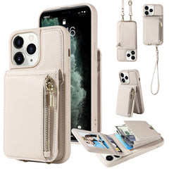 Crossbody Lanyard Zipper Wallet Leather Phone Case, For iPhone 11 Pro Max, For iPhone 11, For iPhone 11 Pro, For iPhone X / XS, For iPhone XR, For iPhone XS Max