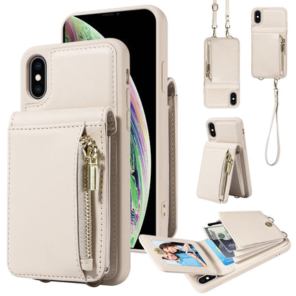 Crossbody Lanyard Zipper Wallet Leather Phone Case, For iPhone 11 Pro, For iPhone X / XS, For iPhone XR, For iPhone XS Max