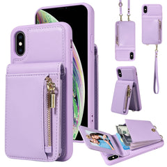 Crossbody Lanyard Zipper Wallet Leather Phone Case, For iPhone 11 Pro Max, For iPhone 11, For iPhone 11 Pro, For iPhone X / XS, For iPhone XR, For iPhone XS Max