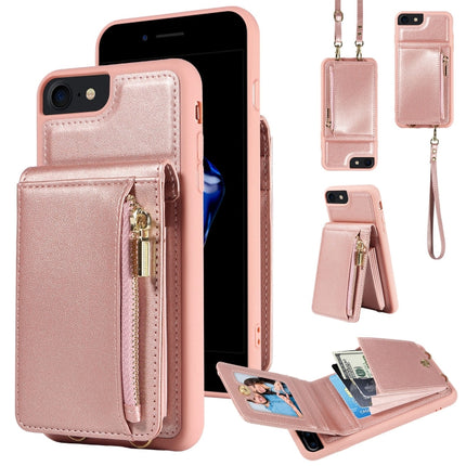 Crossbody Lanyard Zipper Wallet Leather Phone Case