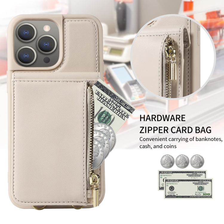 Crossbody Lanyard Zipper Wallet Leather Phone Case
