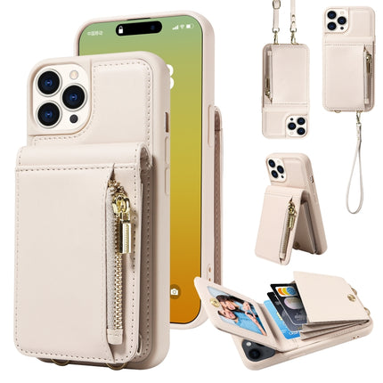 Crossbody Lanyard Zipper Wallet Leather Phone Case