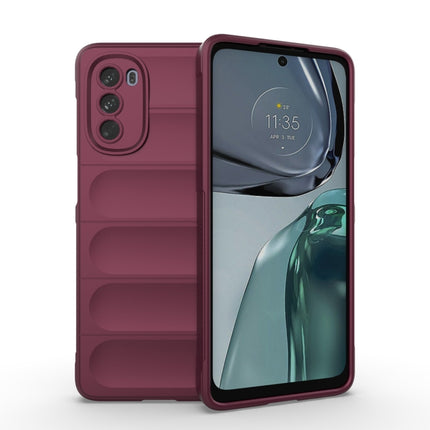 Magic Shield TPU + Flannel Phone Case, For Motorola Moto G62 5G