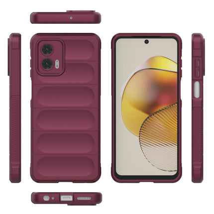 Magic Shield TPU + Flannel Phone Case, For Motorola Moto G73 5G, For Motorola Moto G62 5G