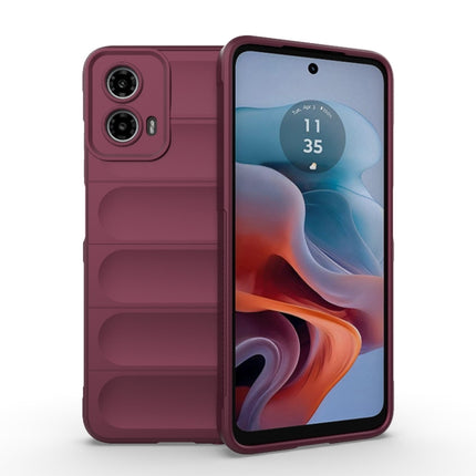 Magic Shield TPU + Flannel Phone Case, For Motorola Edge 50 Fusion 5G Global, For Motorola Moto G34 5G
