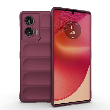 Magic Shield TPU + Flannel Phone Case, For Motorola Edge 50 Fusion 5G Global, For Motorola Moto G34 5G