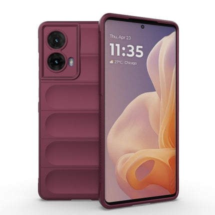 Magic Shield TPU + Flannel Phone Case, For Motorola Moto G85 5G Global, For Motorola Edge 50 Pro 5G Global