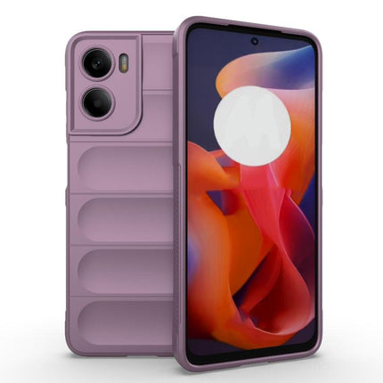 Magic Shield TPU + Flannel Phone Case, For Motorola Edge 60 Fusion 5G Global, For Motorola Moto G05 4G / E15