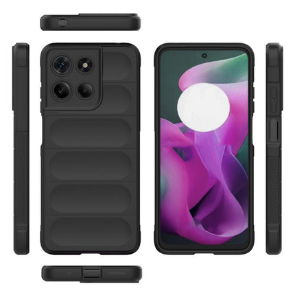 Magic Shield TPU + Flannel Phone Case, For Motorola Moto G15 4G Global, For Motorola Moto G75 5G Global