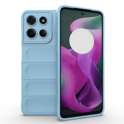 Magic Shield TPU + Flannel Phone Case, For Motorola Moto G15 4G Global, For Motorola Moto G75 5G Global