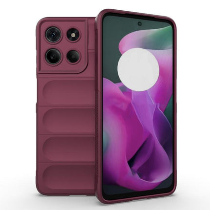 Magic Shield TPU + Flannel Phone Case, For Motorola Moto G15 4G Global, For Motorola Moto G75 5G Global