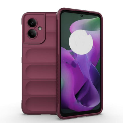 Magic Shield TPU + Flannel Phone Case, For Motorola Moto G35 5G Global, For Motorola Moto G55 5G Global