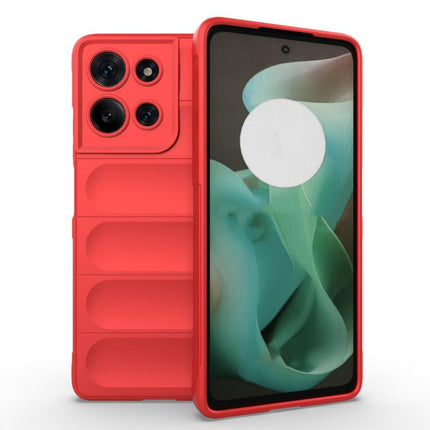 Magic Shield TPU + Flannel Phone Case, For Motorola Moto G15 4G Global, For Motorola Moto G75 5G Global