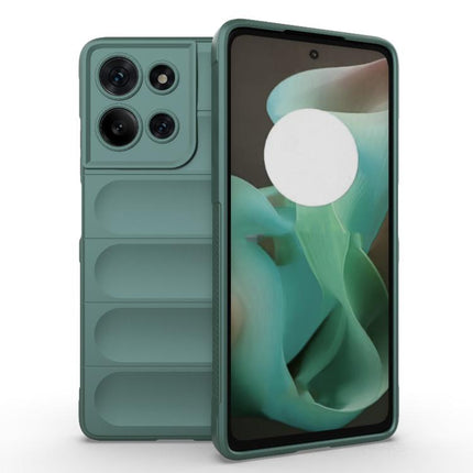 Magic Shield TPU + Flannel Phone Case, For Motorola Moto G15 4G Global, For Motorola Moto G75 5G Global