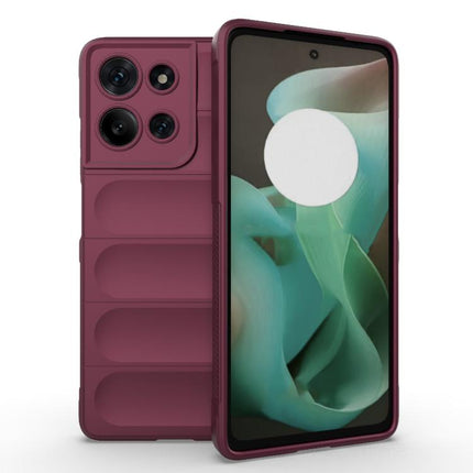 Magic Shield TPU + Flannel Phone Case, For Motorola Moto G15 4G Global, For Motorola Moto G75 5G Global