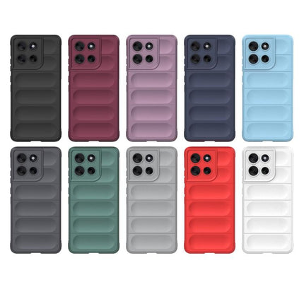 Magic Shield TPU + Flannel Phone Case, For Motorola Moto G86 5G, For Motorola Moto G56 5G