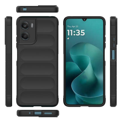 Magic Shield TPU + Flannel Phone Case, For Motorola Moto G06 4G Global, For Motorola Moto G86 Power