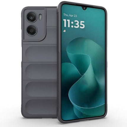 Magic Shield TPU + Flannel Phone Case, For Motorola Moto G06 4G Global, For Motorola Moto G86 Power