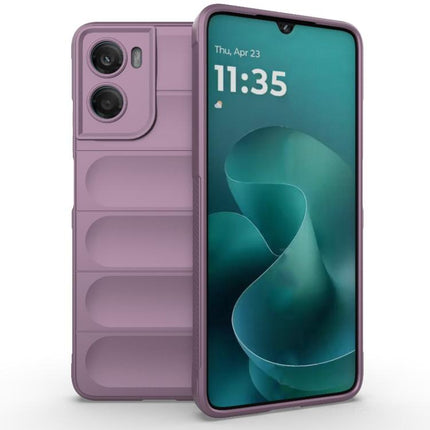 Magic Shield TPU + Flannel Phone Case, For Motorola Moto G06 4G Global, For Motorola Moto G86 Power
