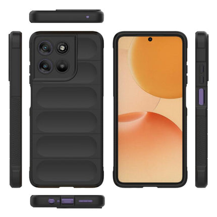 Magic Shield TPU + Flannel Phone Case, For Motorola Moto G67 Power 5G India, For Motorola Edge 70 5G Global