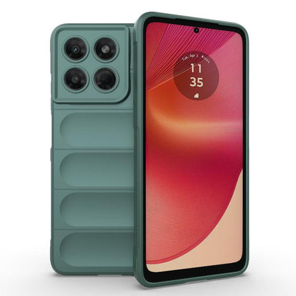 Magic Shield TPU + Flannel Phone Case, For Motorola Moto G37 5G Global / G47 5G, For Motorola Moto G37 Power 5G Global