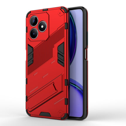 Punk Armor 2 in 1 PC + TPU Phone Case with Holder, For Realme C67 4G Global, For Realme 11 4G Global, For Realme C53 4G