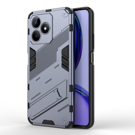 Punk Armor 2 in 1 PC + TPU Phone Case with Holder, For Realme C67 4G Global, For Realme 11 4G Global, For Realme C53 4G