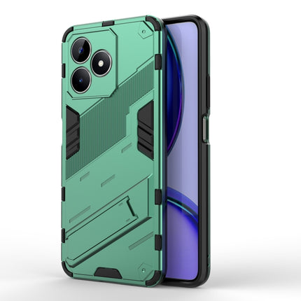 Punk Armor 2 in 1 PC + TPU Phone Case with Holder, For Realme C67 4G Global, For Realme 11 4G Global, For Realme C53 4G