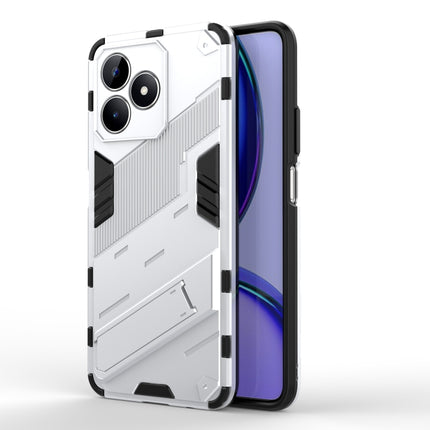 Punk Armor 2 in 1 PC + TPU Phone Case with Holder, For Realme C67 4G Global, For Realme 11 4G Global, For Realme C53 4G