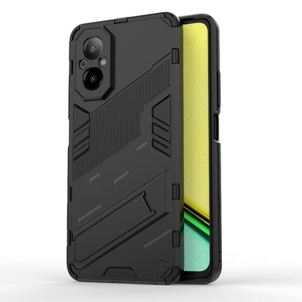 Punk Armor 2 in 1 PC + TPU Phone Case with Holder, For Realme C67 4G Global, For Realme 11 4G Global, For Realme C53 4G
