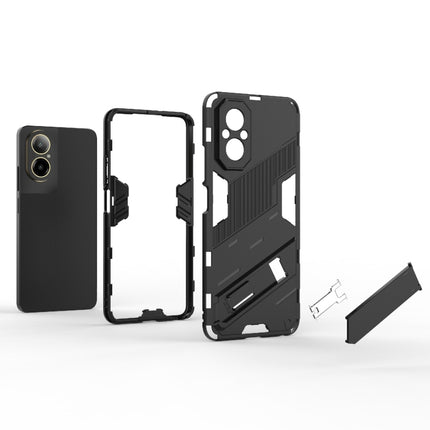 Punk Armor 2 in 1 PC + TPU Phone Case with Holder, For Realme C67 4G Global, For Realme 11 4G Global, For Realme C53 4G
