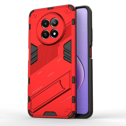 Punk Armor 2 in 1 PC + TPU Phone Case with Holder, For Realme 12 5G Global, For Realme 12+ 5G Global, For Realme 12 Pro 5G Global