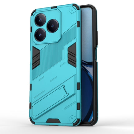 Punk Armor 2 in 1 PC + TPU Phone Case with Holder, For Realme 14 Pro 5G Global, For Realme 13 Pro 5G Global, For Realme C63 4G Global