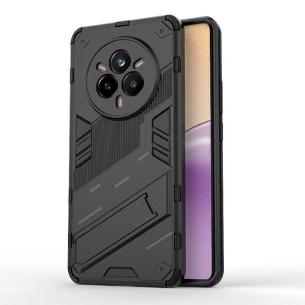 Punk Armor 2 in 1 PC + TPU Phone Case with Holder, For Realme 14 Pro 5G Global, For Realme 13 Pro 5G Global, For Realme C63 4G Global
