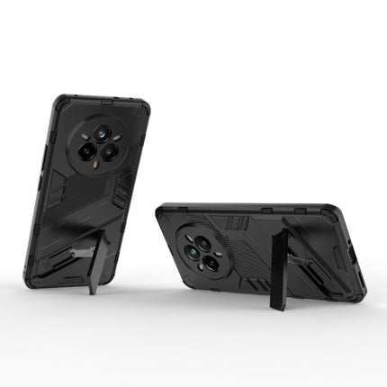 Punk Armor 2 in 1 PC + TPU Phone Case with Holder, For Realme 14 Pro 5G Global, For Realme 13 Pro 5G Global, For Realme C63 4G Global