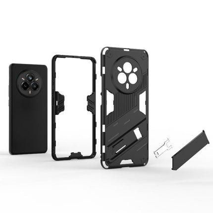 Punk Armor 2 in 1 PC + TPU Phone Case with Holder, For Realme 14 Pro 5G Global, For Realme 13 Pro 5G Global, For Realme C63 4G Global