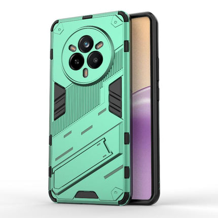 Punk Armor 2 in 1 PC + TPU Phone Case with Holder, For Realme 14 Pro 5G Global, For Realme 13 Pro 5G Global, For Realme C63 4G Global