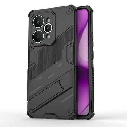 Punk Armor 2 in 1 PC + TPU Phone Case with Holder, For Realme 15 Pro 5G Global, For Realme 15 5G Global, For Realme 14 Pro+ 5G