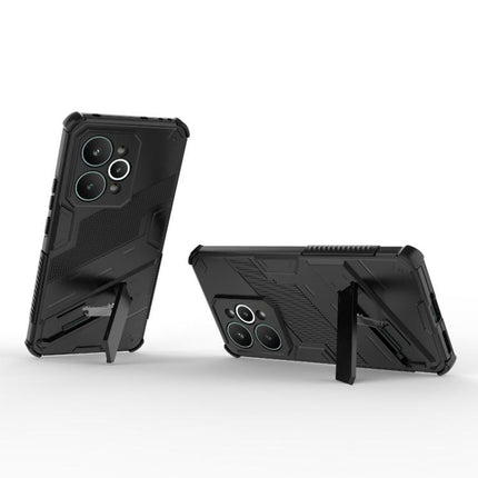 Punk Armor 2 in 1 PC + TPU Phone Case with Holder, For Realme 15 Pro 5G Global, For Realme 15 5G Global, For Realme 14 Pro+ 5G