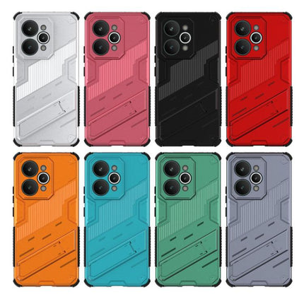 Punk Armor 2 in 1 PC + TPU Phone Case with Holder, For Realme 15 Pro 5G Global, For Realme 15 5G Global, For Realme 14 Pro+ 5G