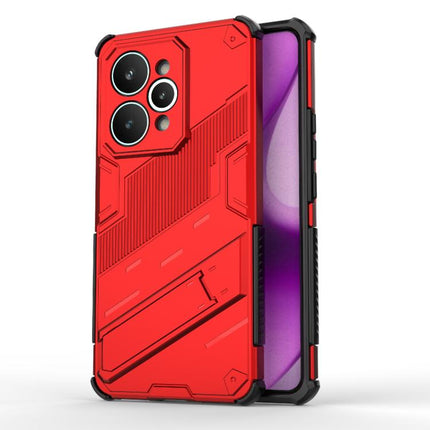 Punk Armor 2 in 1 PC + TPU Phone Case with Holder, For Realme 15 Pro 5G Global, For Realme 15 5G Global, For Realme 14 Pro+ 5G