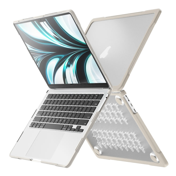 Translucent Laptop Protective Case, For MacBook Air 13.6 inch A2681 2022 / M3 2024 A3113