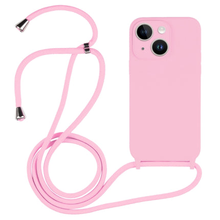 Crossbody Lanyard Liquid Silicone Case, For iPhone 15