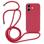 For iPhone 16 Plus / Rose Red